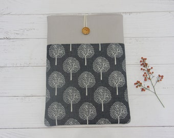 Dandelion Wish Laptop Sleeve | Ethereal Print Cotton Linen Case for MacBook Air 15" M4 | Whimsical Protective Cover | Nature Lover Gift