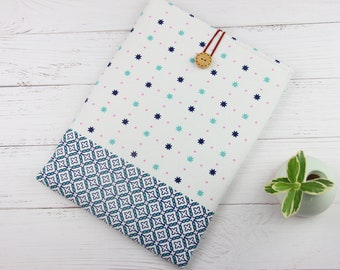 Cotton Laptop Sleeve: Padded Macbook Pro Case with Pocket