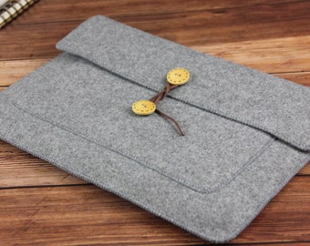 felt Macbook Air 13.3" sleeve Macbook 13 case Macbook Air cover Macbook case Macbook cover Laptop sleeve  H-007