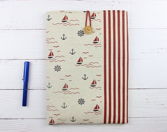 Cottagecore Aesthetic Laptop Sleeve | Abstract Print Cotton Linen Case | Minimalist MacBook Cover for Air 13" Pro 14" | Unique Gift Idea