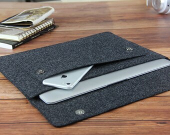 felt Macbook Air 13.3" sleeve Macbook 13 case Macbook Air cover Macbook case Macbook cover Laptop sleeve H-006