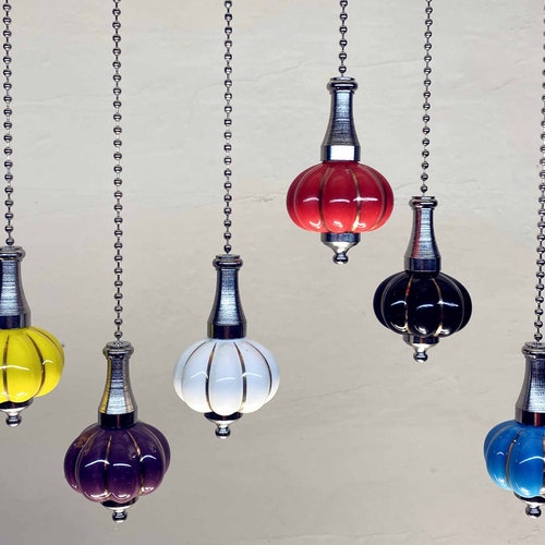 Light Pull Chain Cord Ceramic Pumpkin for Bathroom Choose Etsy UK