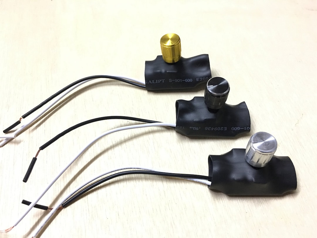 Light Lamp Dimmer Switch Table Lamp Wall Light Metal Rotary 110V for