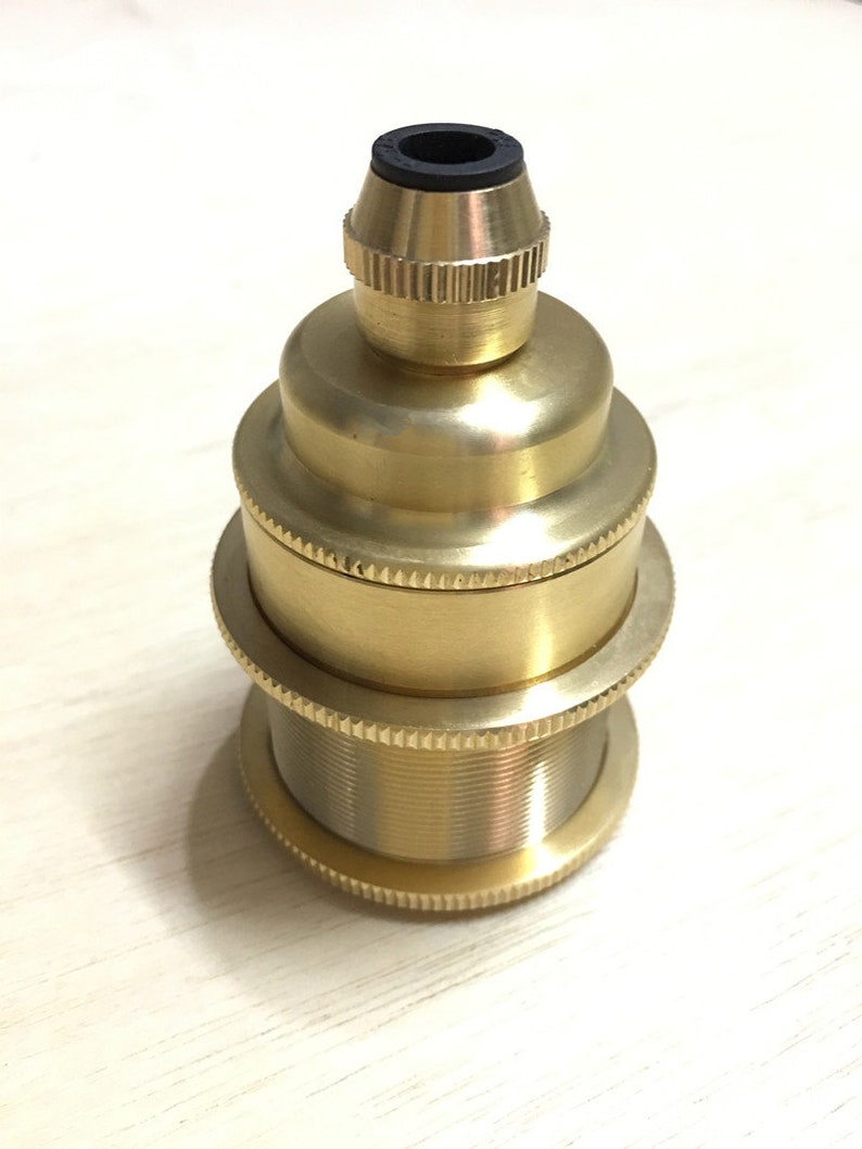 ES E27 Brass Cord Grip Pendant Lamp Holder for Vintage Bulbs2 Etsy
