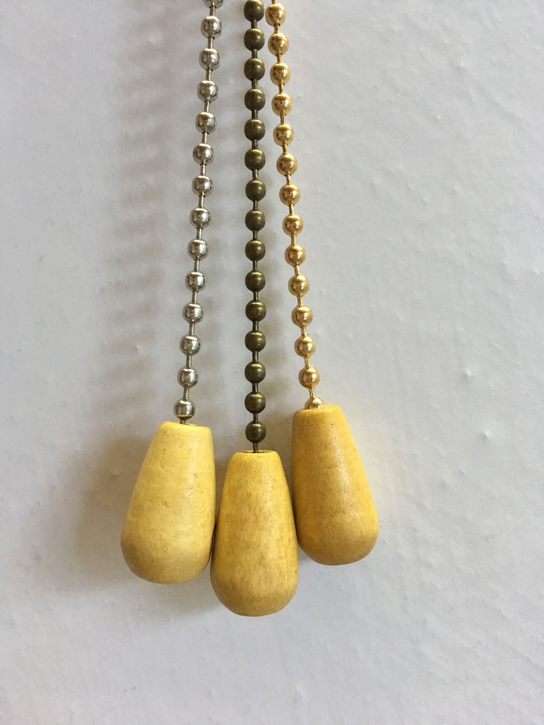 1M Light Pull Chain Beaded Ball Chain Kit Ceiling Fan Light Canopy