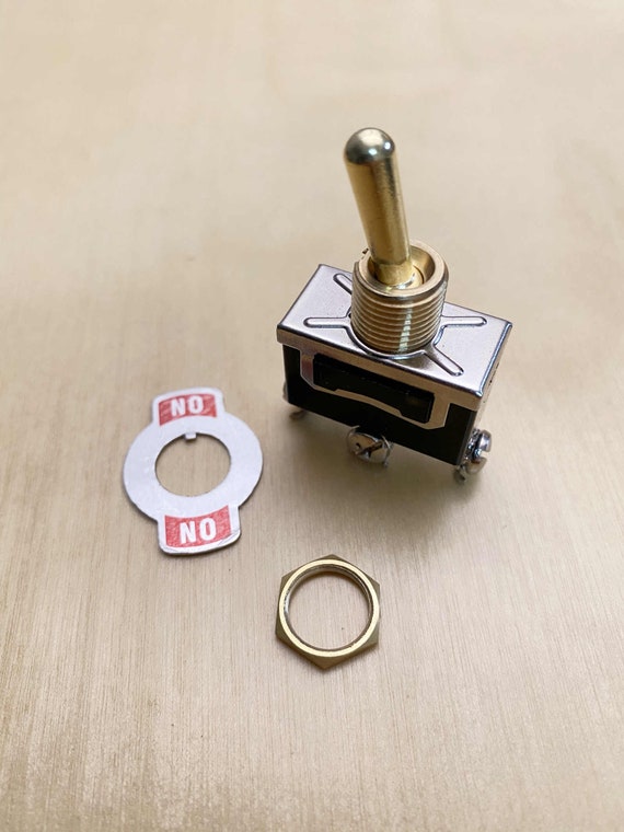 15A Metal Rocker Toggle Switch Heavy Duty 3 Pin SPST On-Off 2 Position ...