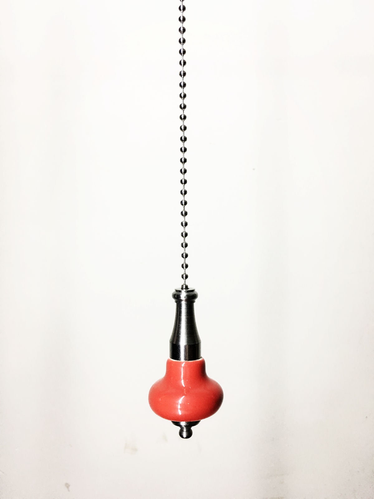 Light Pull Cord Ceramic Chrome Chain 1M Bathroom Ceiling Fan Etsy