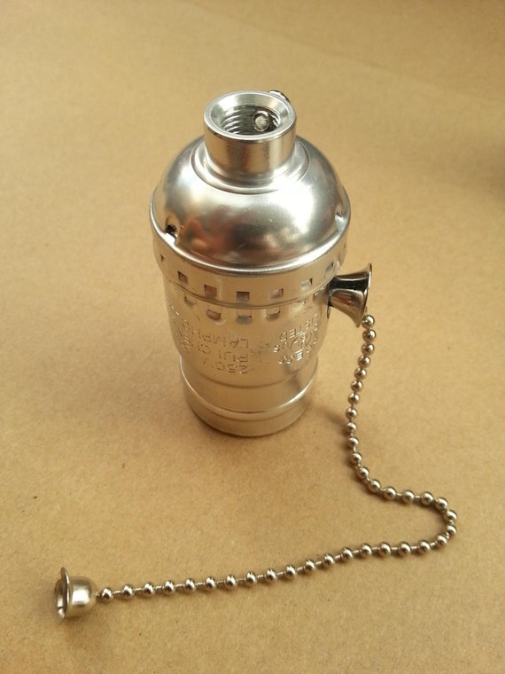 silver lamp holder