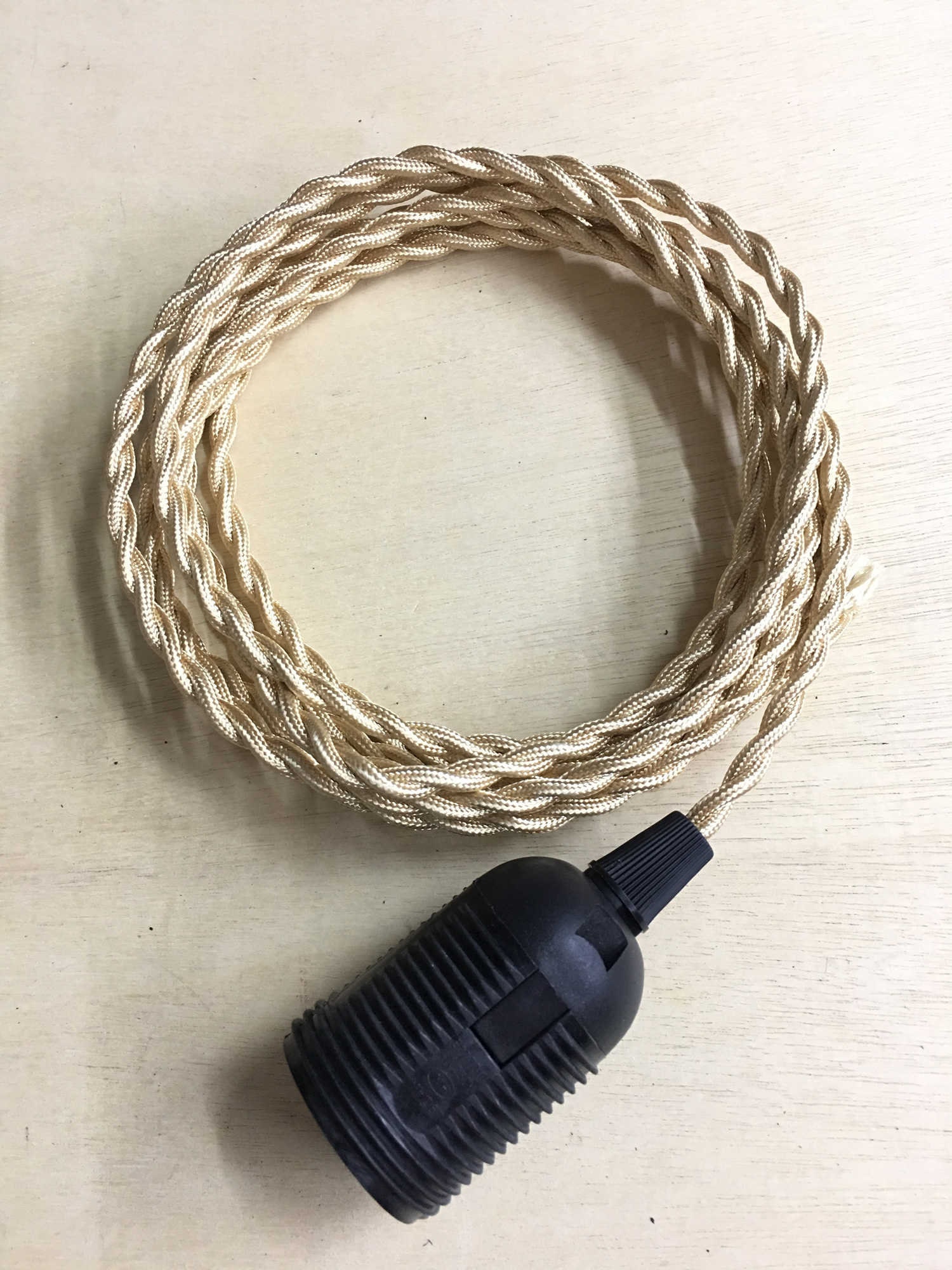 3M Braided Wire Woven Fabric Lamp Cable Cord Light Electric Etsy