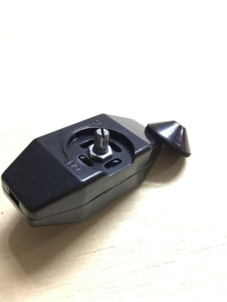 Black Dimmer Switch Table Lamp Wall Light Replacement Rotary Etsy