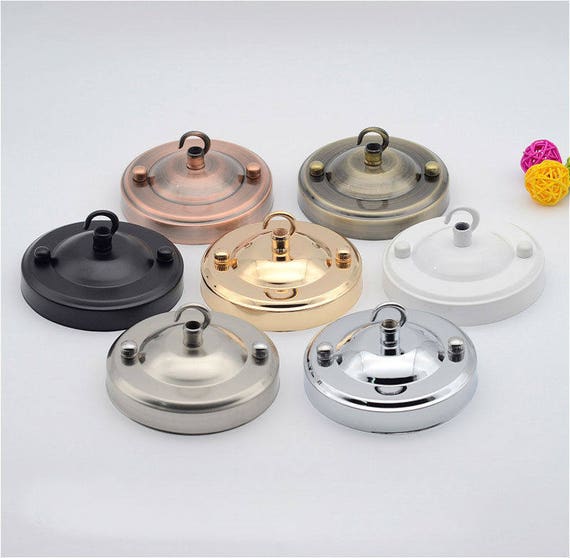 Ceiling Rose Hook Plate For Light Fitting Chandelier 110mm Dia Choose Finish