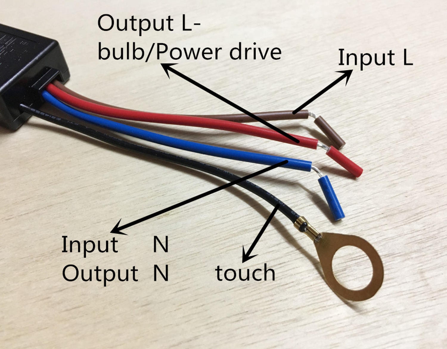 Touch Light Lamp Dimmer Switch Control Module Sensor US110V for ... Circuit Diagram