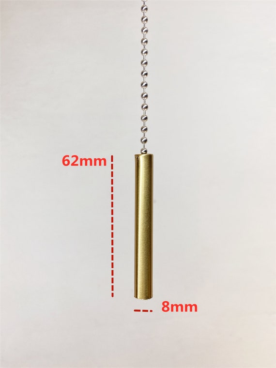 1 x Brass Designer Roman Blind Light Cord Pull Weight 