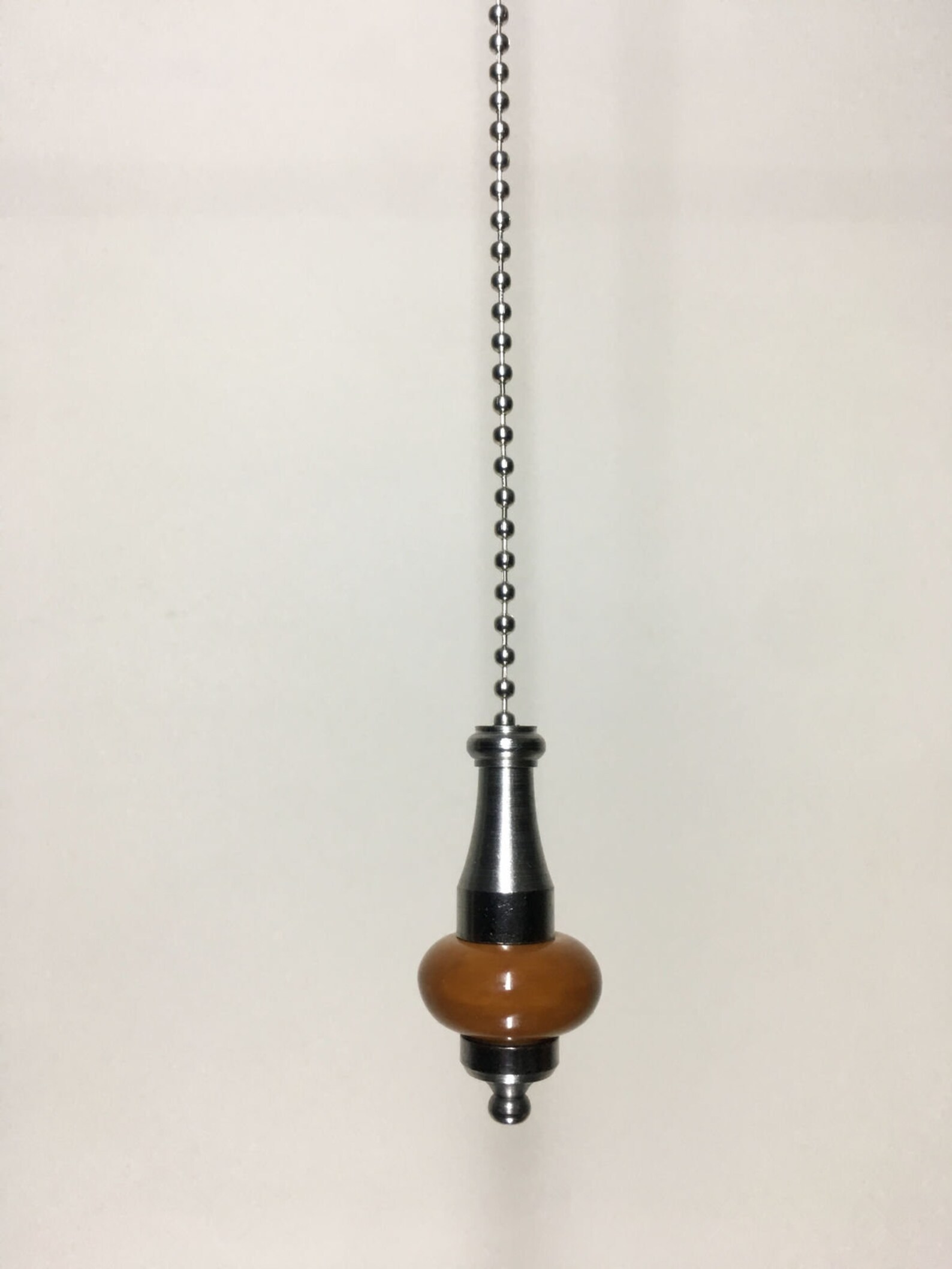 Light Pull Cord Porcelain Chrome Chain Bathroom Ceiling Fan Etsy