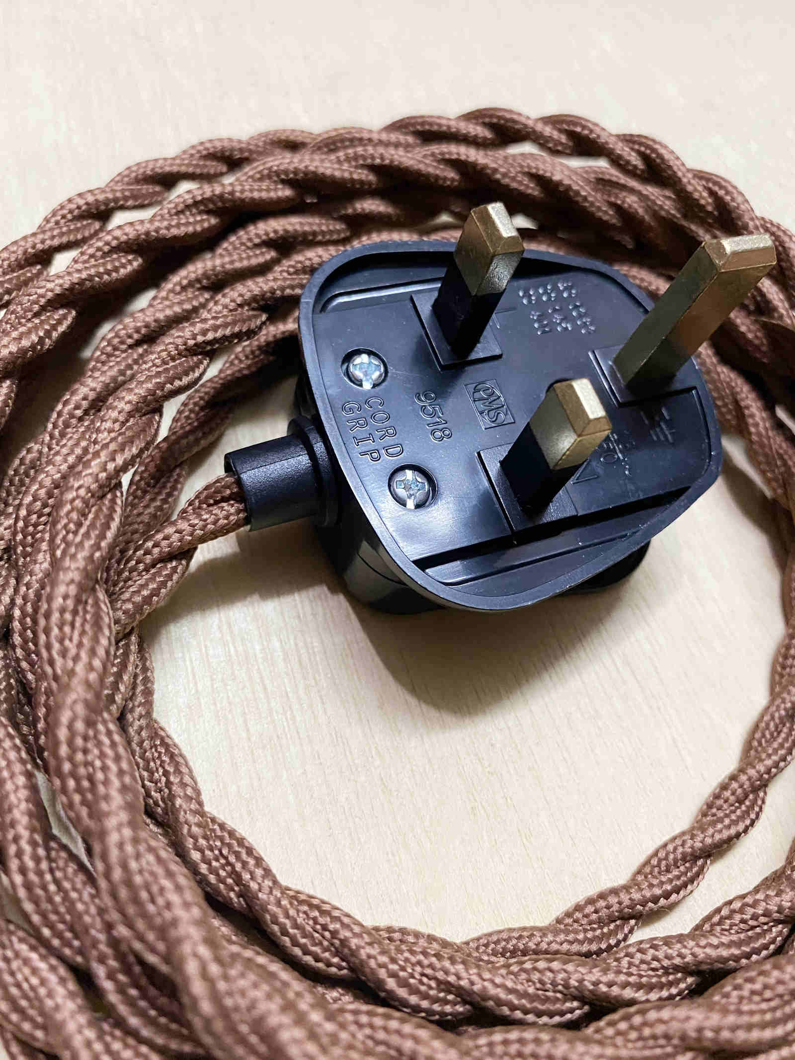 Enchufe del Reino Unido Flex Cable Plug in Colgante lámpara de Etsy