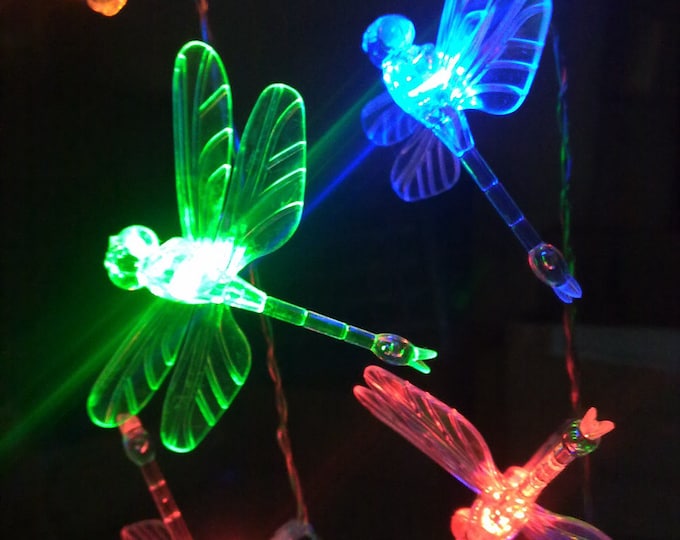 Dragonfly Battery Operated 40LED Christmas Wedding String Fairy Lights