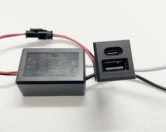 AC 100-240V zu 5V 2A USB Typ-C Netzteiladapter Konverter eingebettetes Steckerladegerät