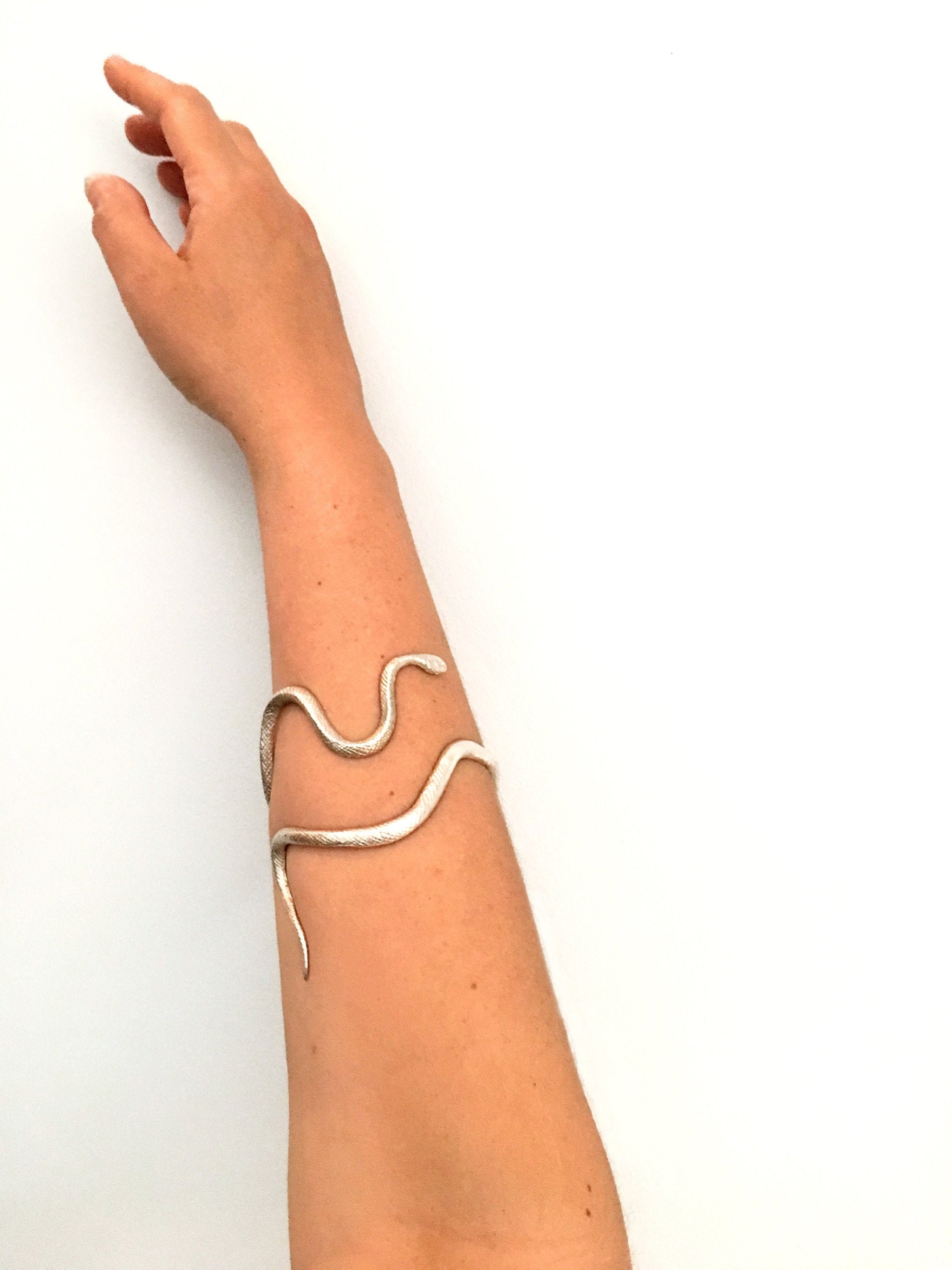 Snake Arm Bracelet serpentine Large Forearm Realistic Snake Etsy
