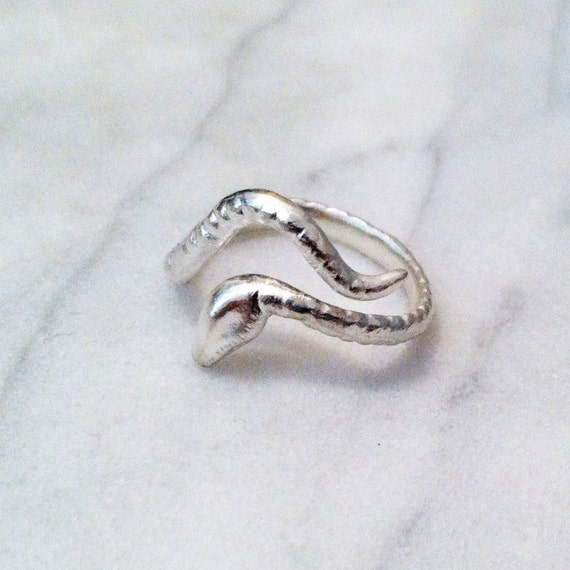 realistic snake ring