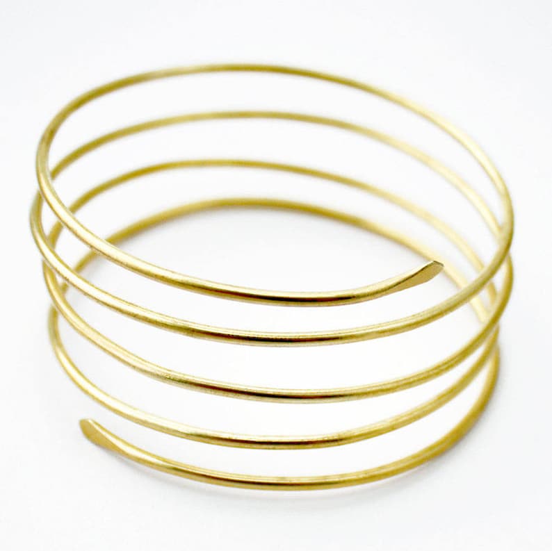 Cleopatra Snake Bracelet/ Large Coil Bracelet/ Snake Coil Etsy