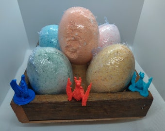 Floral Scent Bath Bomb, Dragon Toy Surprise Egg, Kids Gift