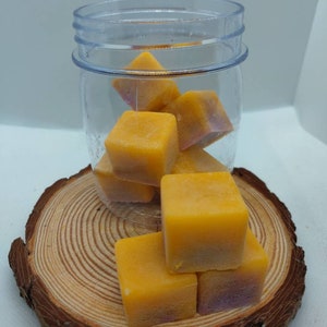 Sugar Scrub Cubes, Citrus Dragon&#39;s Lavender Orange Sugar Scrub Cubes, Gentle Exfoliating, Shea Butter, Cocoa Butter