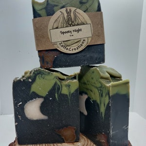 Spooky Nights Soap Bar, Cold Process Soap Bar, Fruity Soap, Homemade Soap