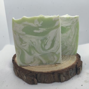 Blarney Mist Bar Soap, Clean Manly Soap, Artisan Soap, Fresh Dragon&#39;s Blarney Mist Cold Process Bar Soap