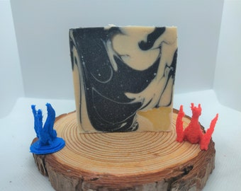 The Holstein Soap Bar, Beef Tallow Soap, Oatmeal Milk and Honey Soap, Cold Process Soap Bar, Homemade Soap