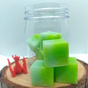 Sugar Scrub Cubes, Booze Dragon&#39;s Mint Mojito Sugar Scrub Cubes, Gentle Exfoliating, Shea Butter, Cocoa Butter