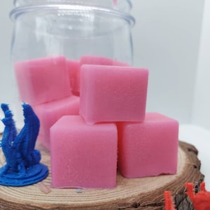 Sugar Scrub Cubes, Sweet Dragon&#39;s Grapefruit Sugar Scrub Cubes, Gentle Exfoliating, Shea Butter, Cocoa Butter
