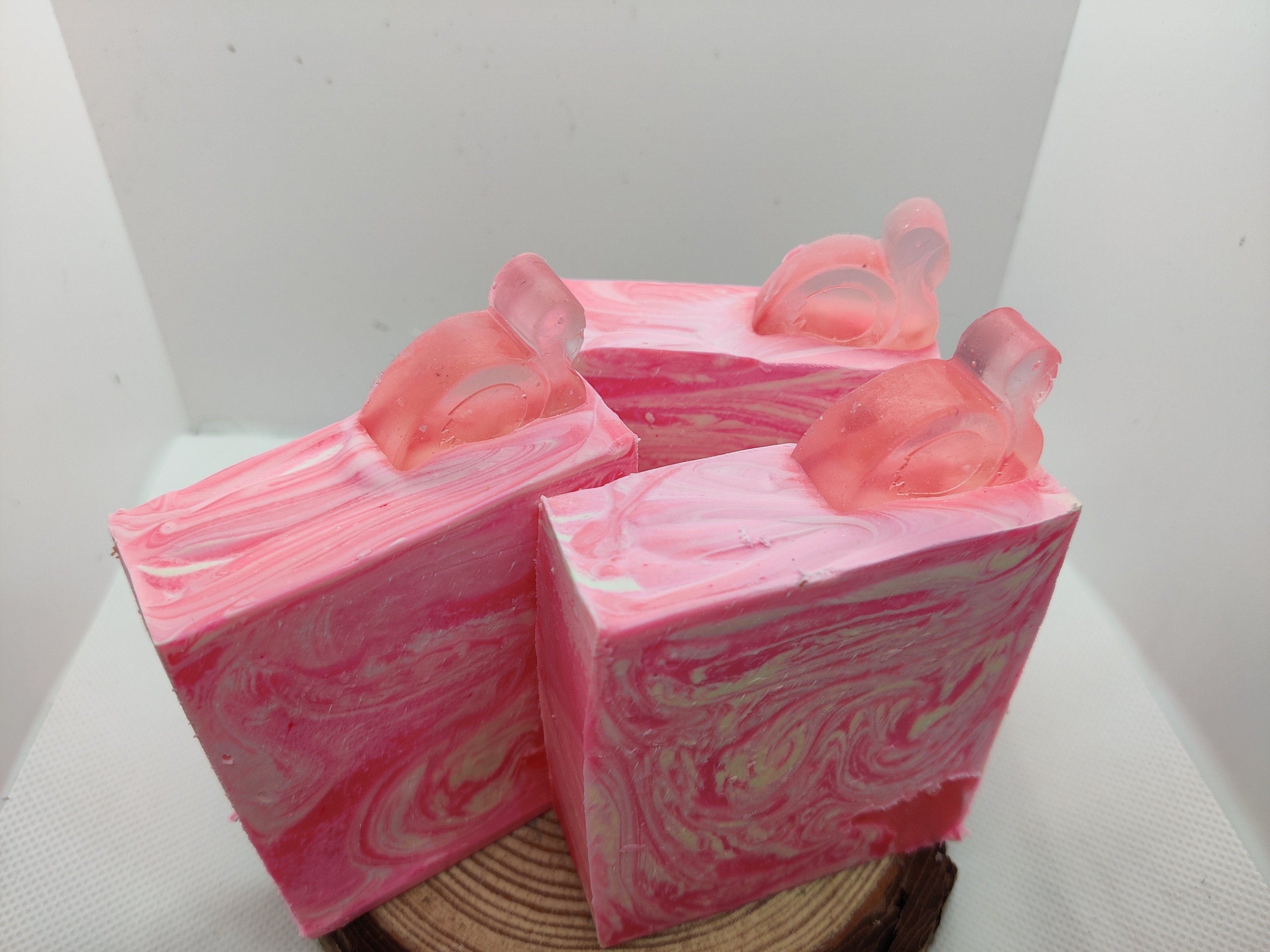 Pink Flamingo Bar Soap, Citrus Soap, Artisan Soap, Loving Dragon's Pink