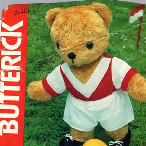 Butterick 201 Stuffed bear sewing pattern CC