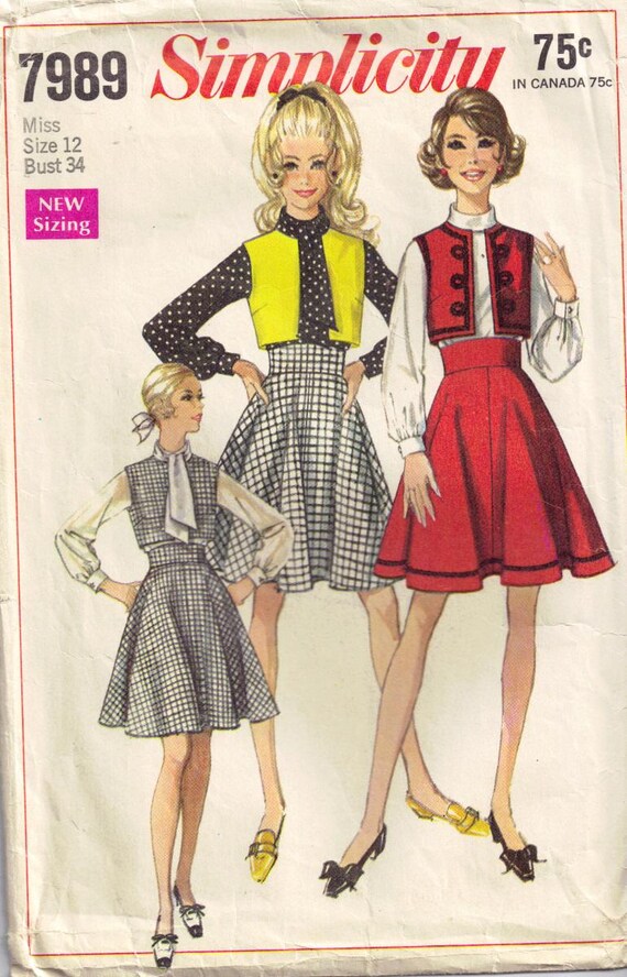 シンプリシティ 7989 裁縫パターン：ミセス用ボレロ、スカート