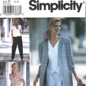 Simplicity 8239 Shorts eller byxor för kvinnor Storlek: 12 till 16 FF