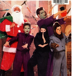Butterick 5042: Men&#39;s Santa, Frankenstein, Werewolf, Ninja Costume Sewing Pattern