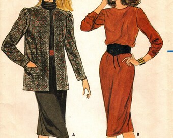 Butterick 6068 ジャケットとドレスの縫製パターン、サイズ14-18