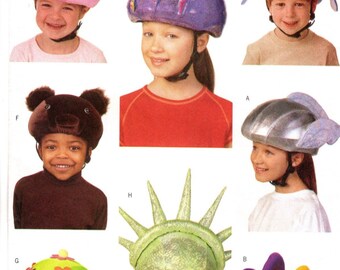 Vintage Butterick 6737 Safety Helmet Covers Pattern - 8 Designs
