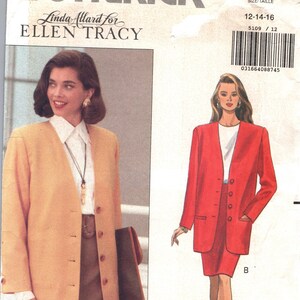 Butterick 5109 Sewing Pattern: Misses Jacket & Skirt, Size 12-16