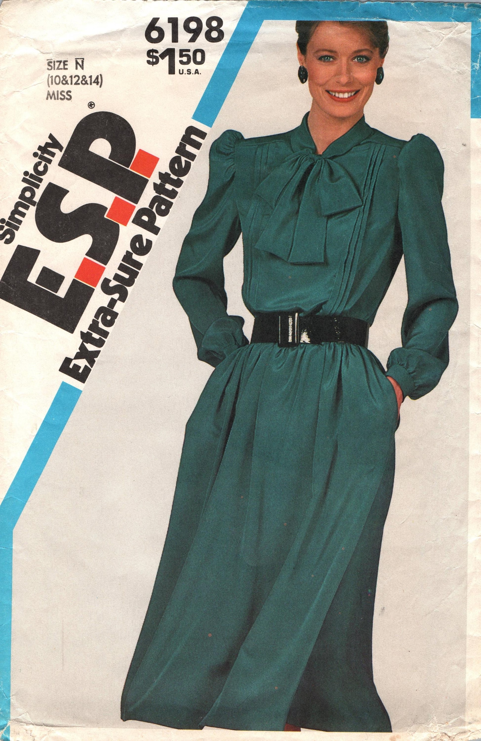 Simplicity 6198 Dress Sewing Pattern: Size 10-14, FF - Etsy
