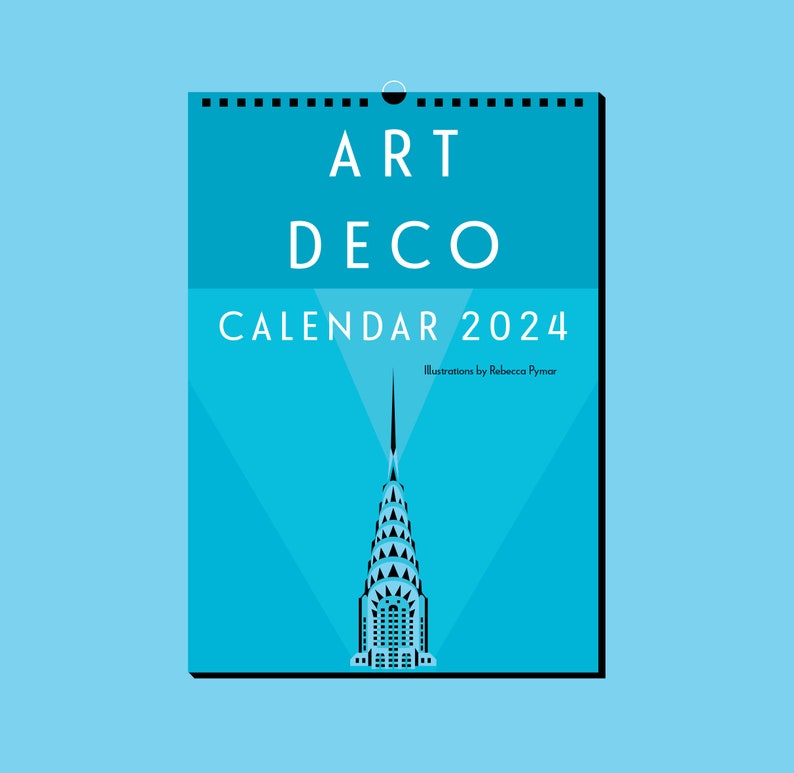 2024 CALENDAR ART DECO A4 Size Limited Edition by Artist Etsy Australia