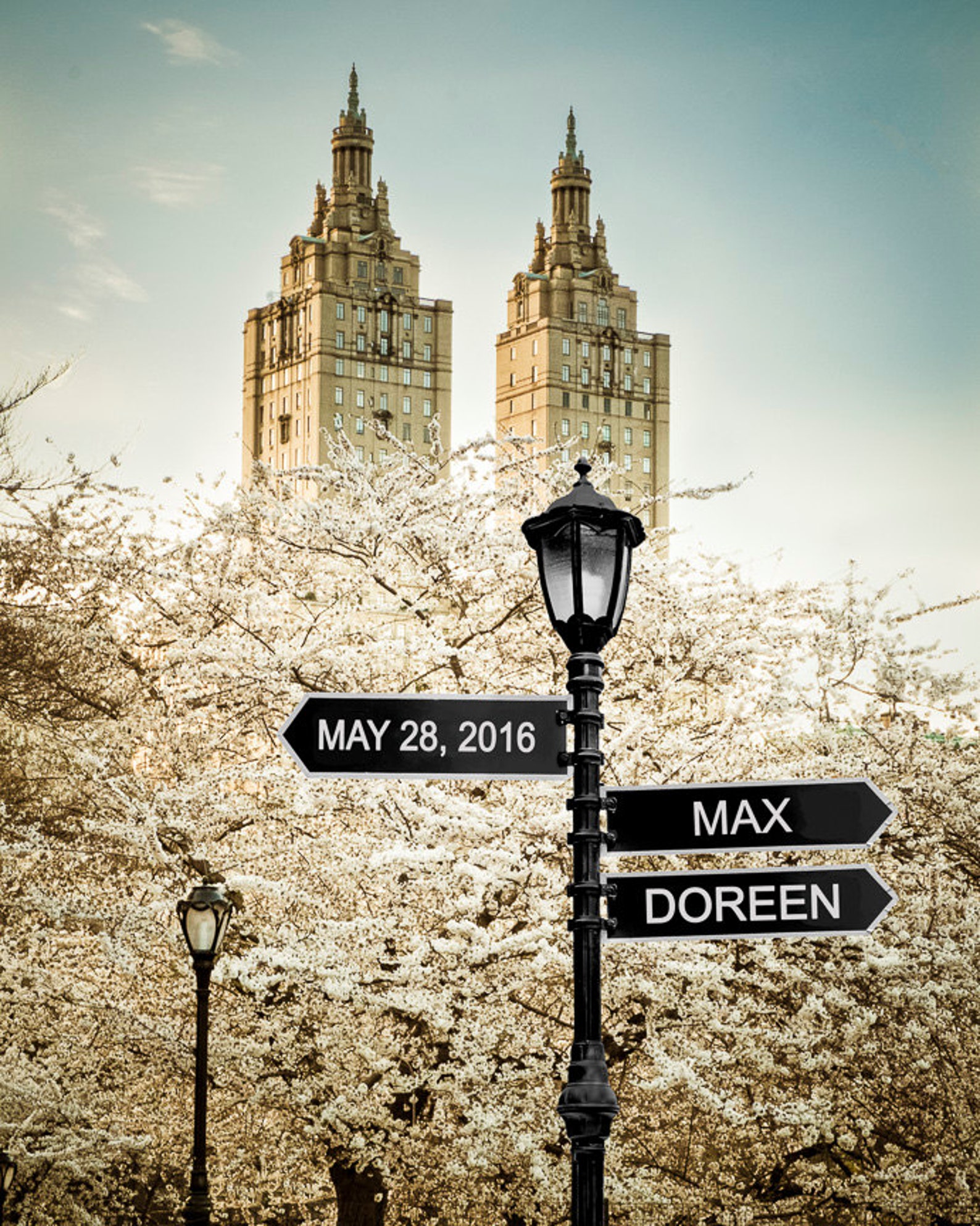 Personalized Wedding Gift New York City Central Park Etsy