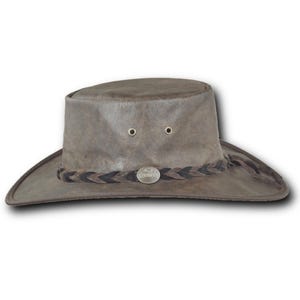 Barmah Hats Vintage Kangaroo Leather Hat - Item 1018 immagine 2