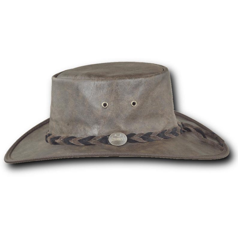 Barmah Hats Vintage Kangaroo Leather Hat - Item 1018 immagine 2