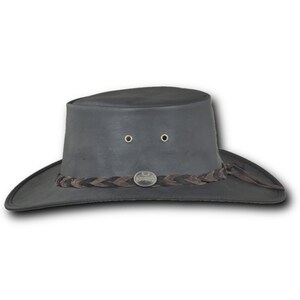 Barmah Hats Stonewash Kangaroo Leather Hat - Item 1018 image 4
