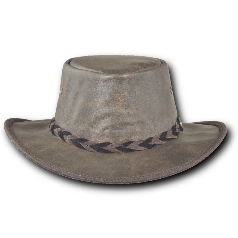Barmah Hats Vintage Kangaroo Leather Hat - Item 1018 immagine 3