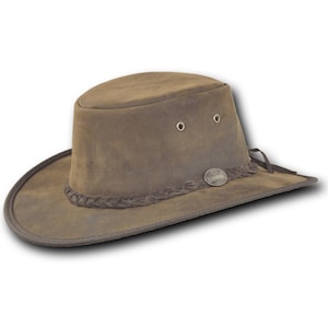 Barmah Hats Sundowner Kangaroo Leather Hat - Item 1019