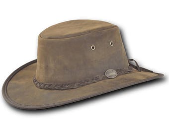 Barmah Hats Sundowner Kangaroo Leather Hat - Item 1019