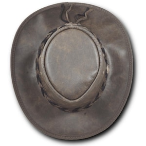 Barmah Hats Vintage Kangaroo Leather Hat - Item 1018 immagine 4