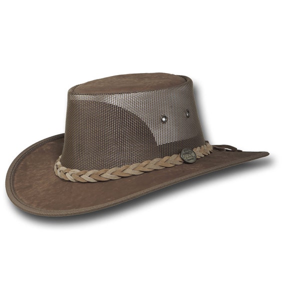 Barmah Hats Kangaroo Cooler Leather Hat Item 1038 